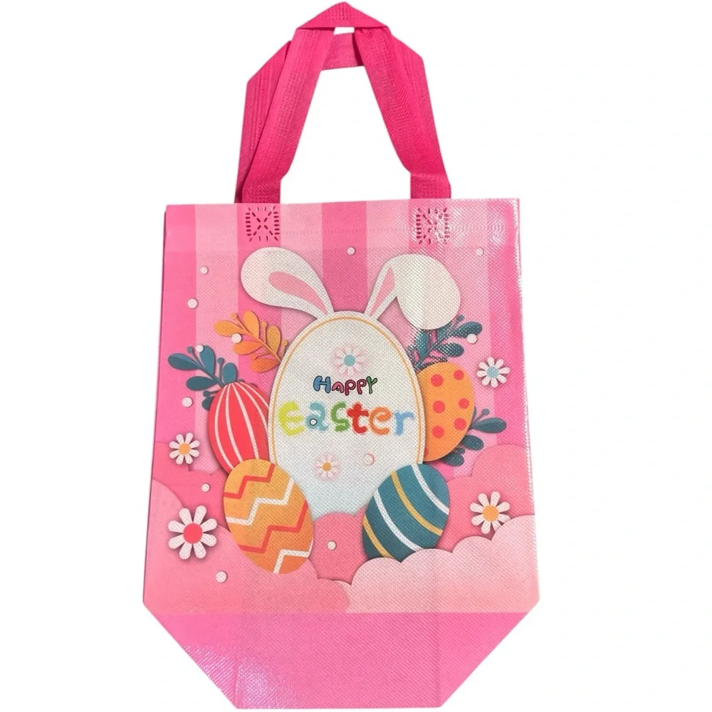 Happy Easter Bunny Tote Gift Pastel Bag Various Colors New 3/$15✨